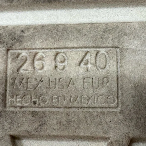 Mexican Huaraches Caleton Artesanias Leather Sandals Embroidered Size 9 Colorful - Picture 5 of 5